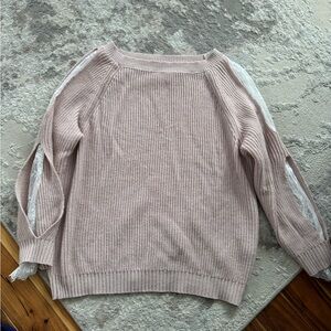 Lace sweater